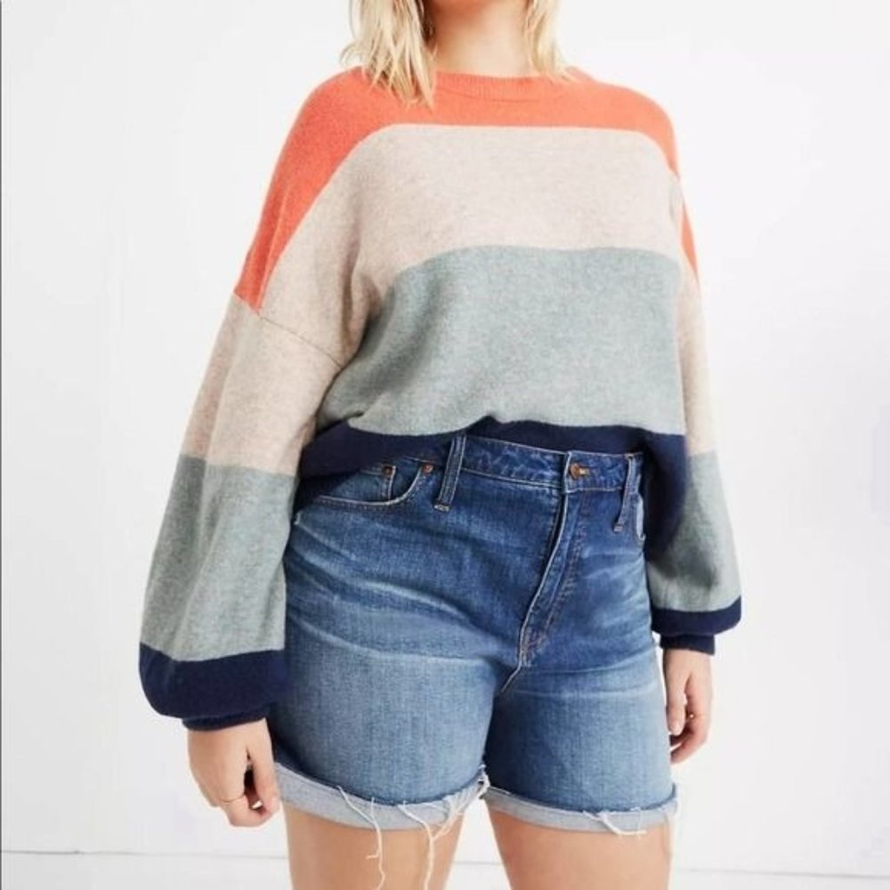 Madewell High Rise Denim Shorts Cut Off Jeans Women's 24W Plus